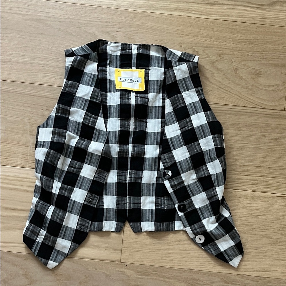 Coloreve Gingham Vest